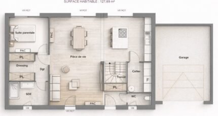 Maison à vendre, 130m², Nohant-en-Goût