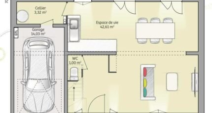 Maison à vendre, 80m², Villers-sur-Bonnières