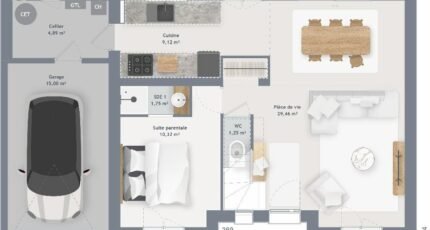 Maison à vendre, 105m², Mousseaux-lès-Bray