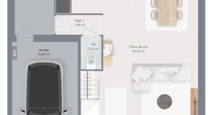 Maison à vendre, 90m², Bagneaux