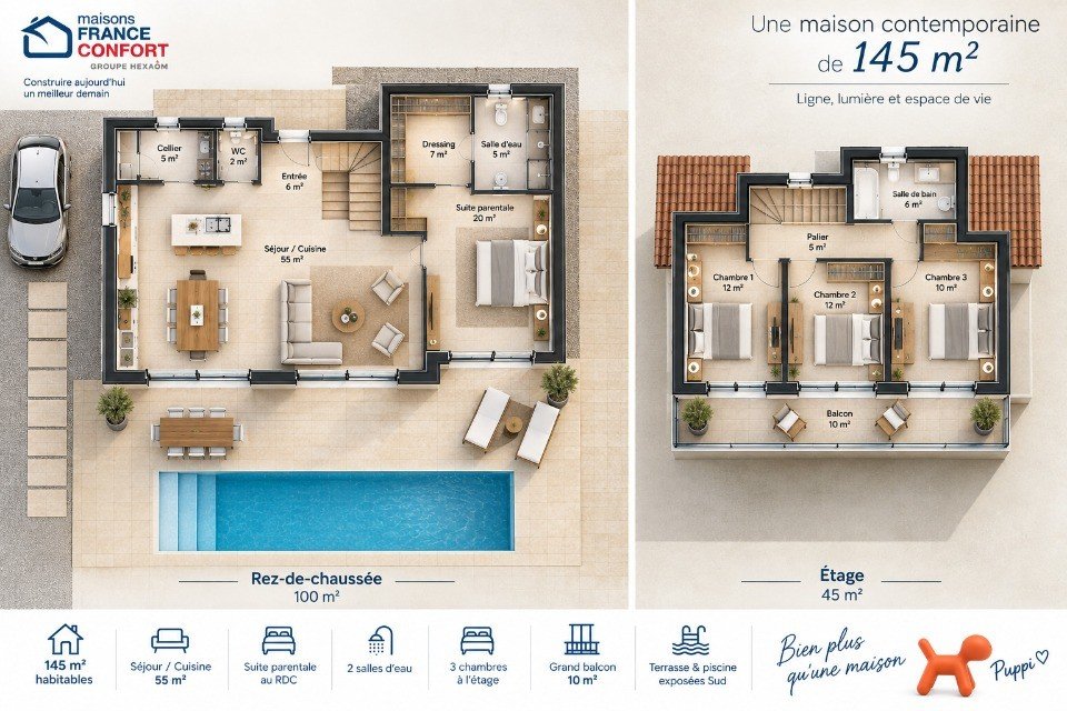 Maison à vendre, 140m², Le Tholonet
