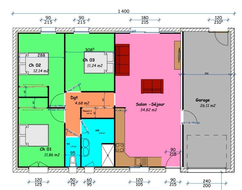 Maison à vendre, 80m², Saint-Gilles-Croix-de-Vie