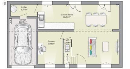 Maison à vendre, 90m², Fresnoy-la-Rivière