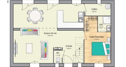 Maison à vendre, 80m², Villers-sur-Bonnières
