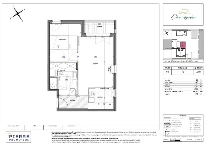 Appartement à vendre, 46m², Suresnes