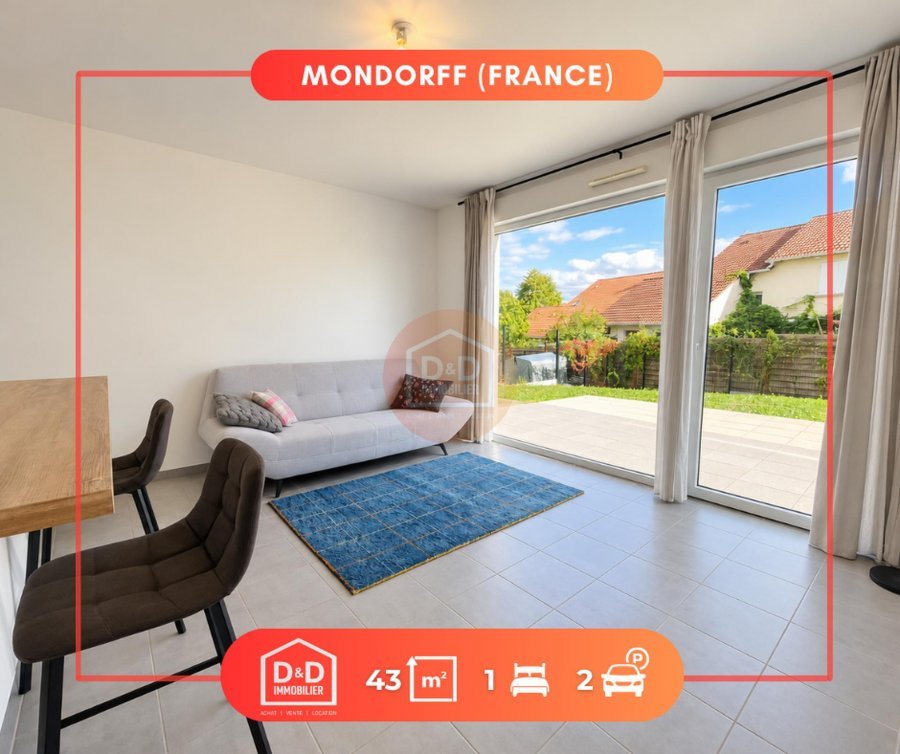 Appartement à louer, 43m², Mondorff