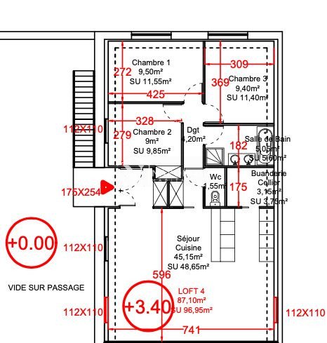 Appartement à vendre, 100m², Roubaix