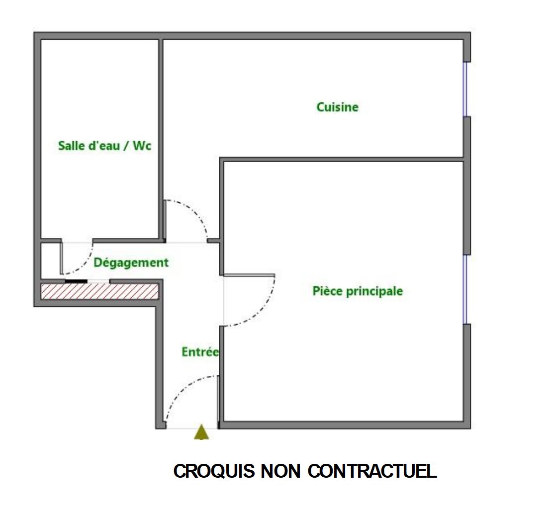 Appartement à vendre, 45m², Courbevoie