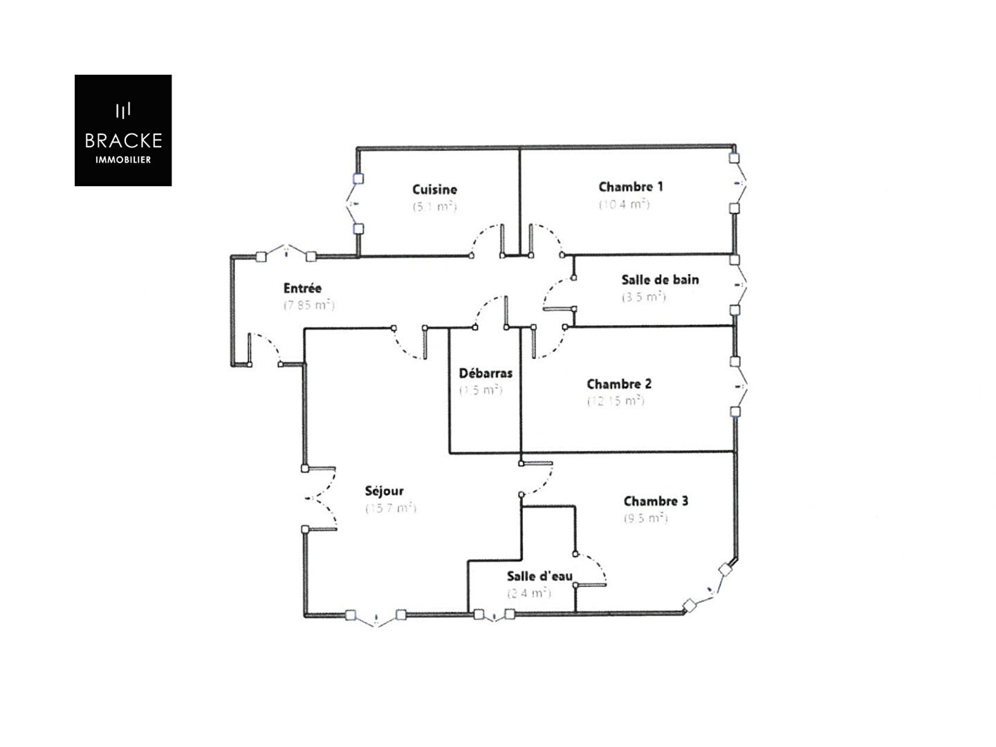 Appartement à vendre, 68m², Asnières-sur-Seine