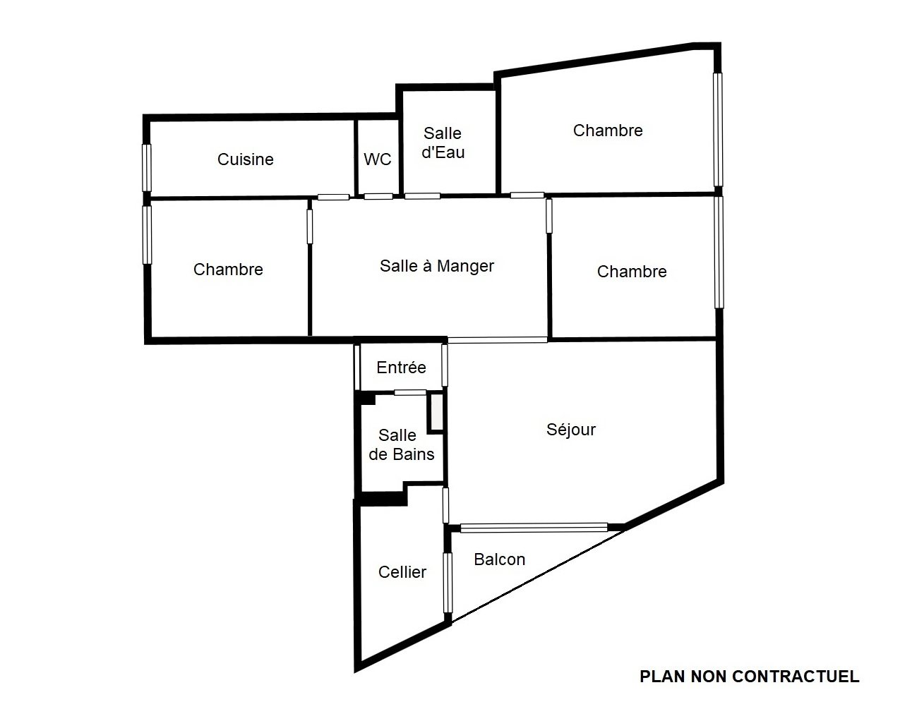 Appartement à vendre, 93m², La Garenne-Colombes