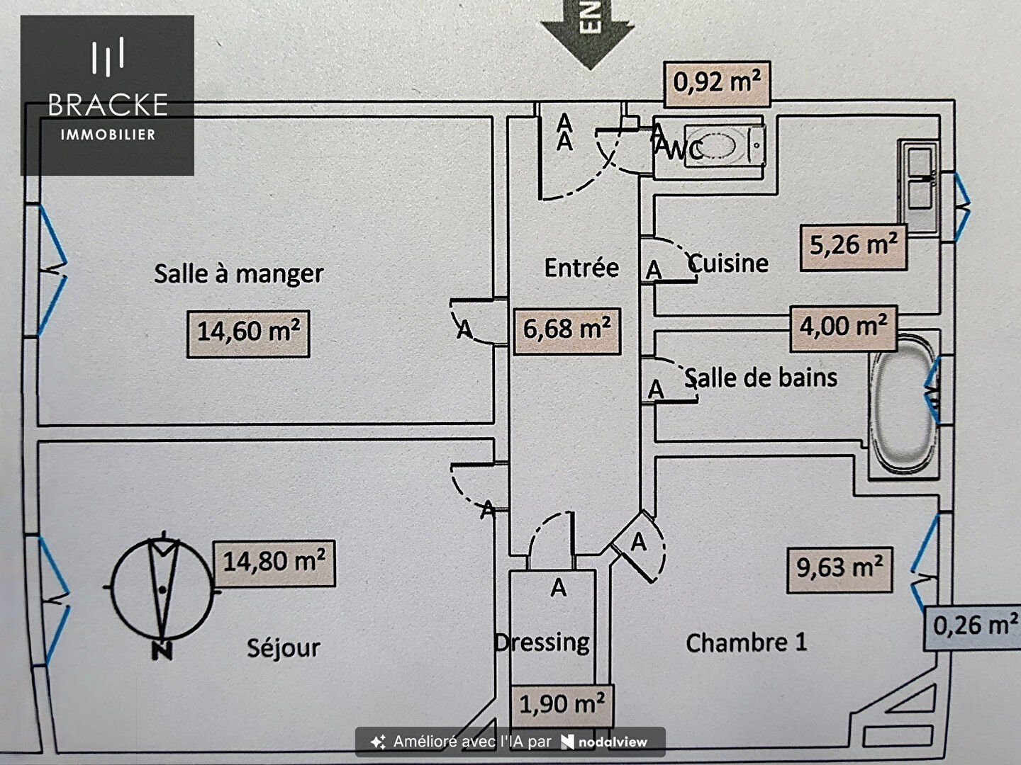 Maison à vendre, 58m², Courbevoie