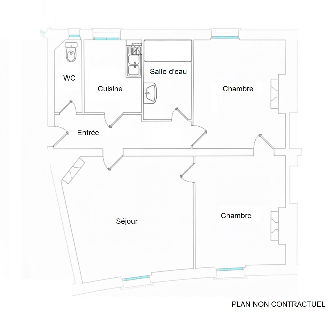 Appartement à vendre, 65m², La Garenne-Colombes