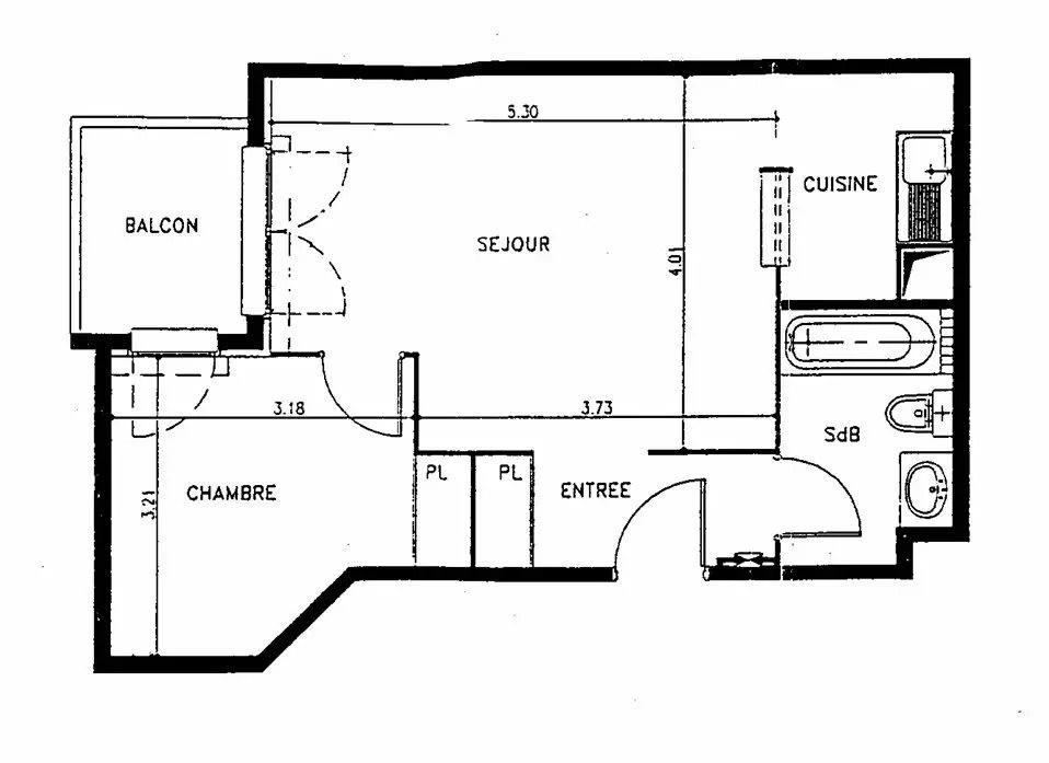 Appartement à vendre, 41m², Bouc-Bel-Air