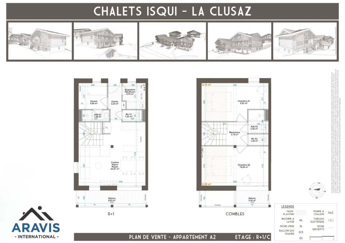 Appartement à vendre, 74m², La Clusaz