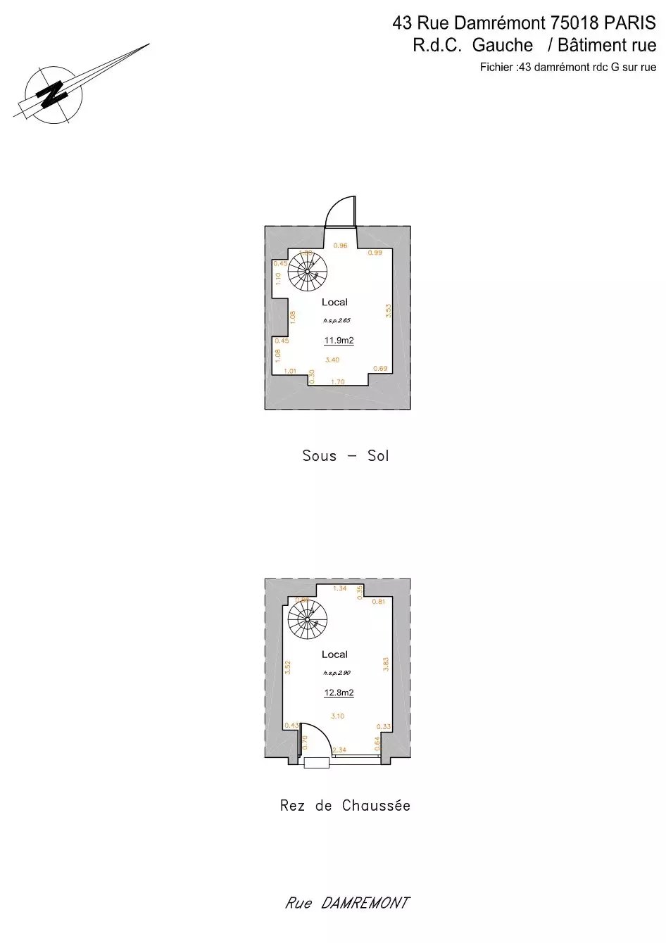 Maison à louer, 20m², Paris 18ème