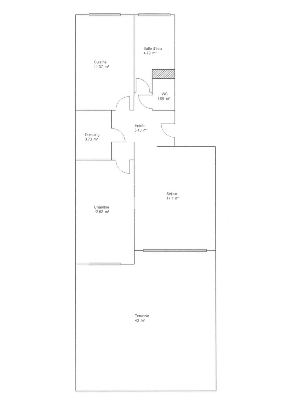Appartement à vendre, 56m², Cagnes-sur-Mer