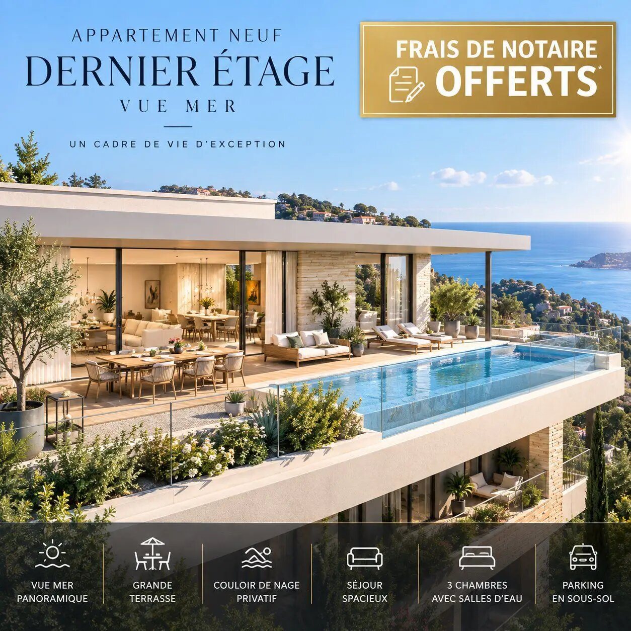 Appartement à vendre, 157m², Èze