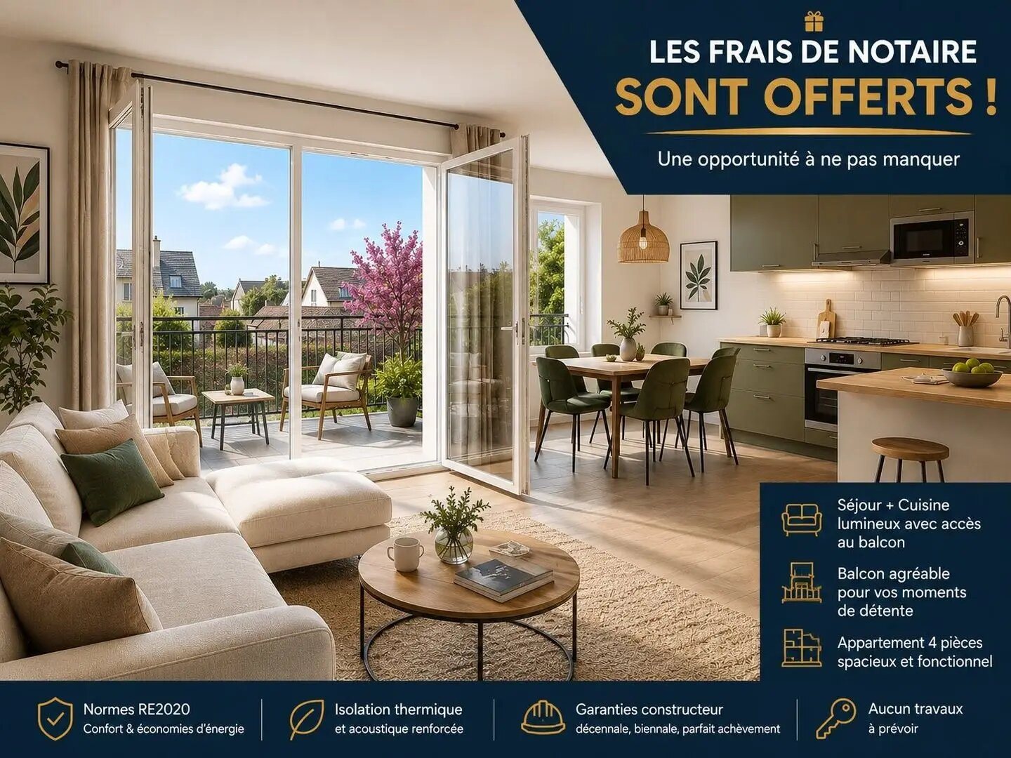 Appartement à vendre, 84m², Sucy-en-Brie