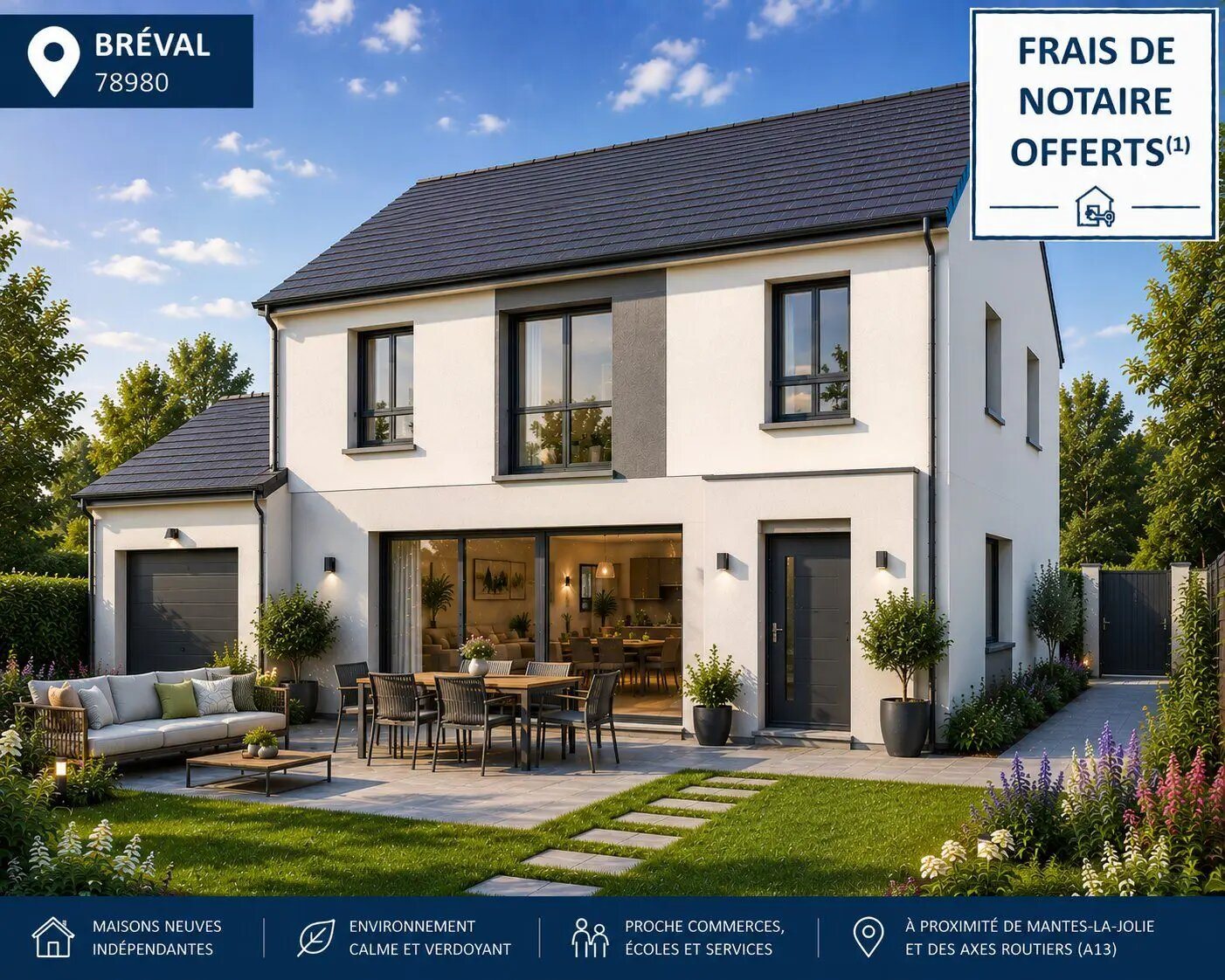 Maison à vendre, 105m², Bréval