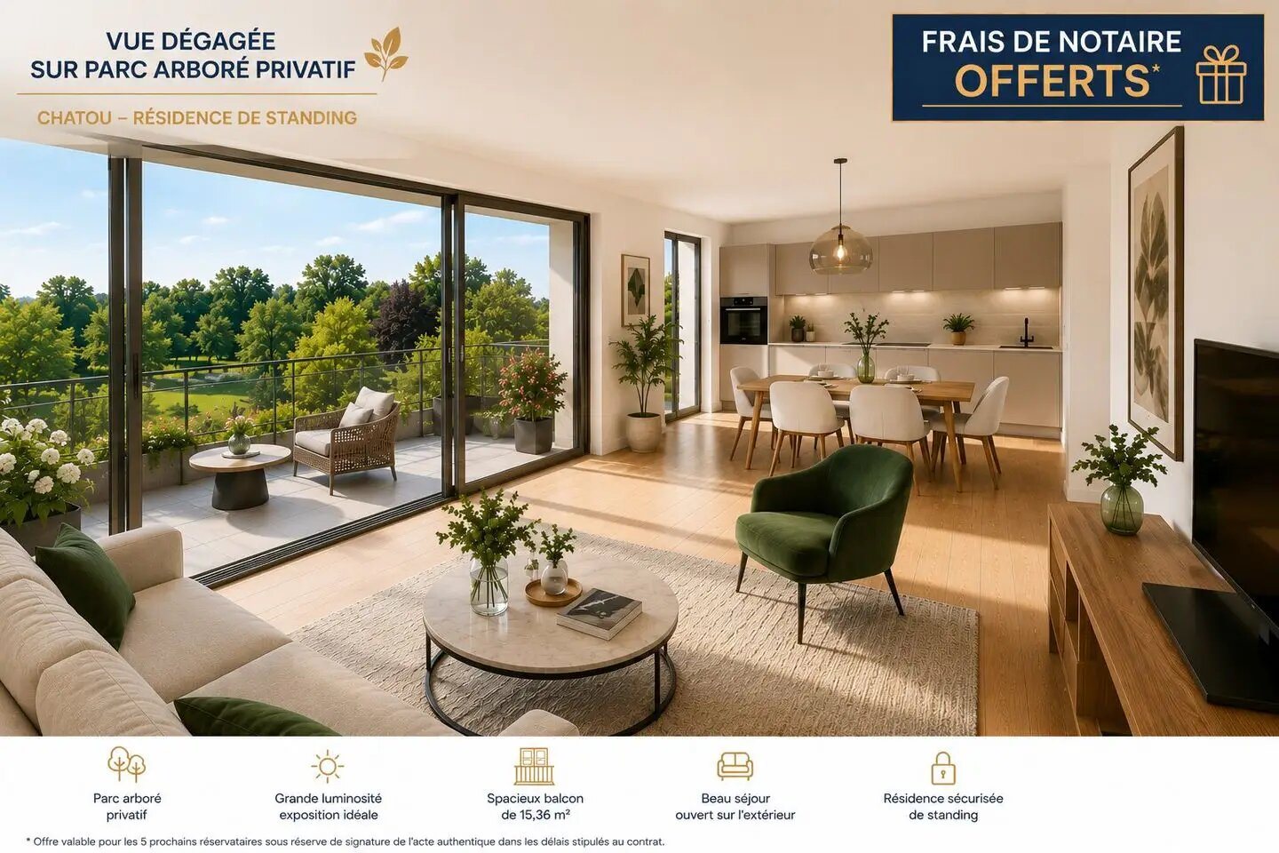 Appartement à vendre, 80m², Chatou