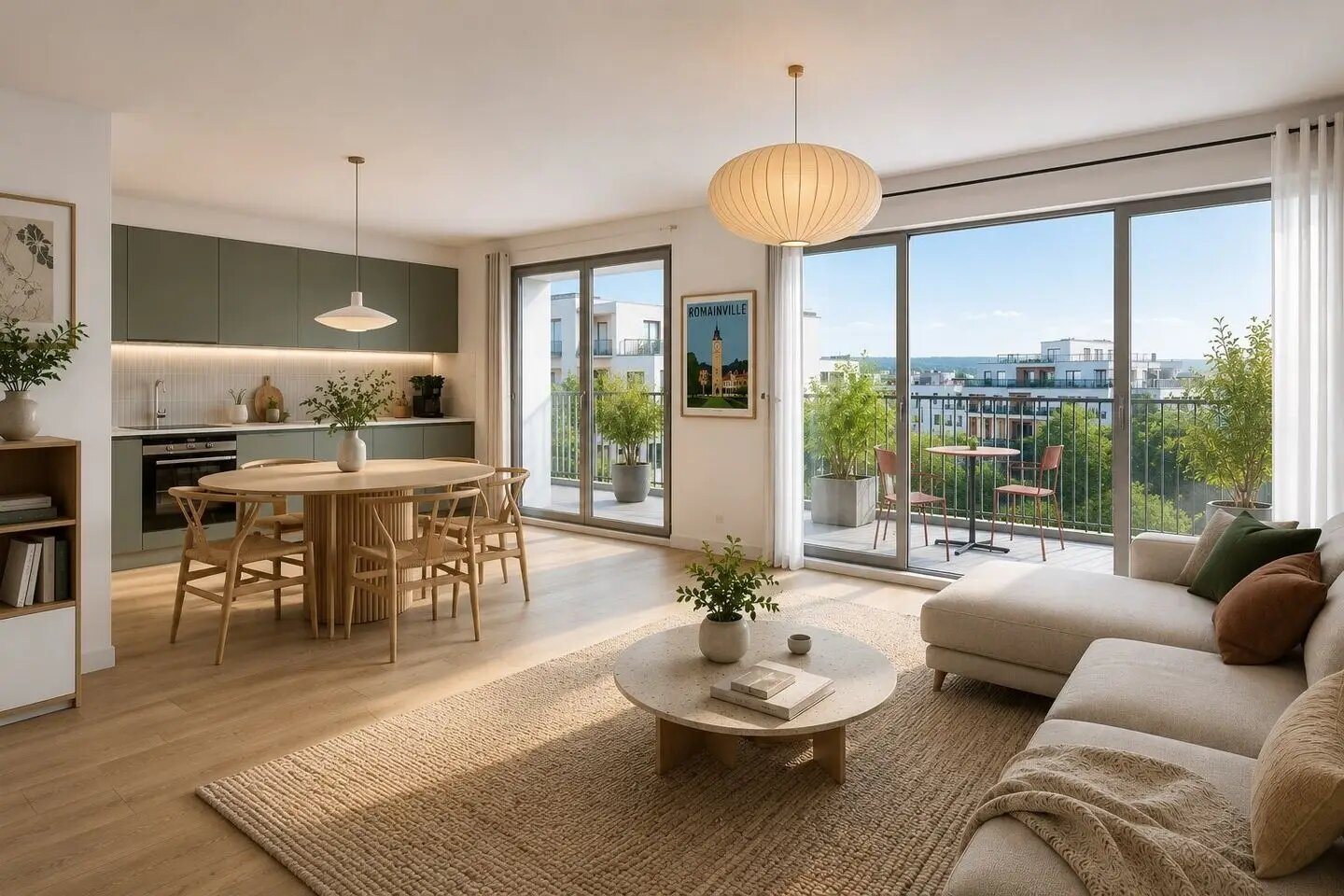 Appartement à vendre, 65m², Romainville