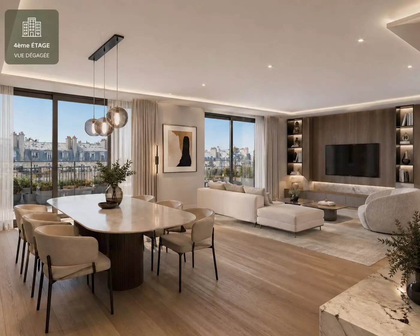 Appartement à vendre, 138m², Levallois-Perret