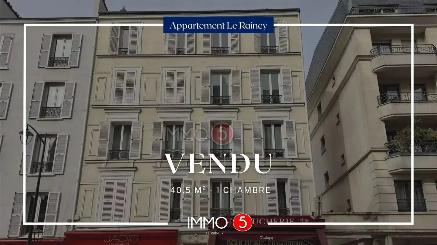 Appartement à vendre, 40m², Le Raincy