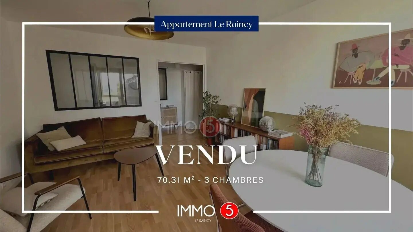 Appartement à vendre, 70m², Le Raincy