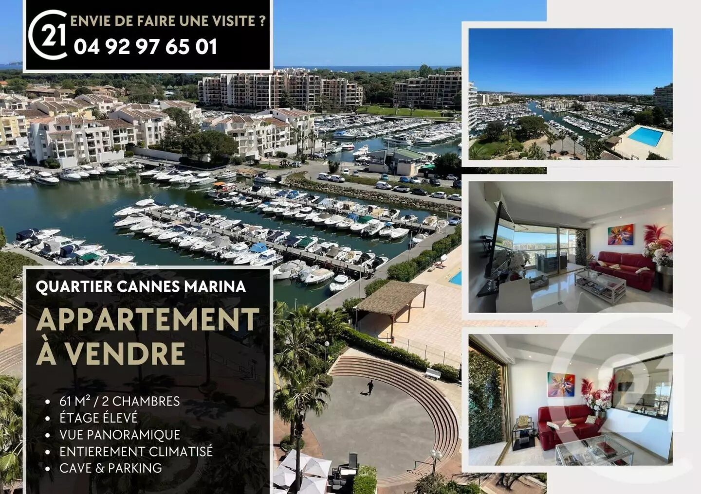Appartement à vendre, 61m², Mandelieu-la-Napoule