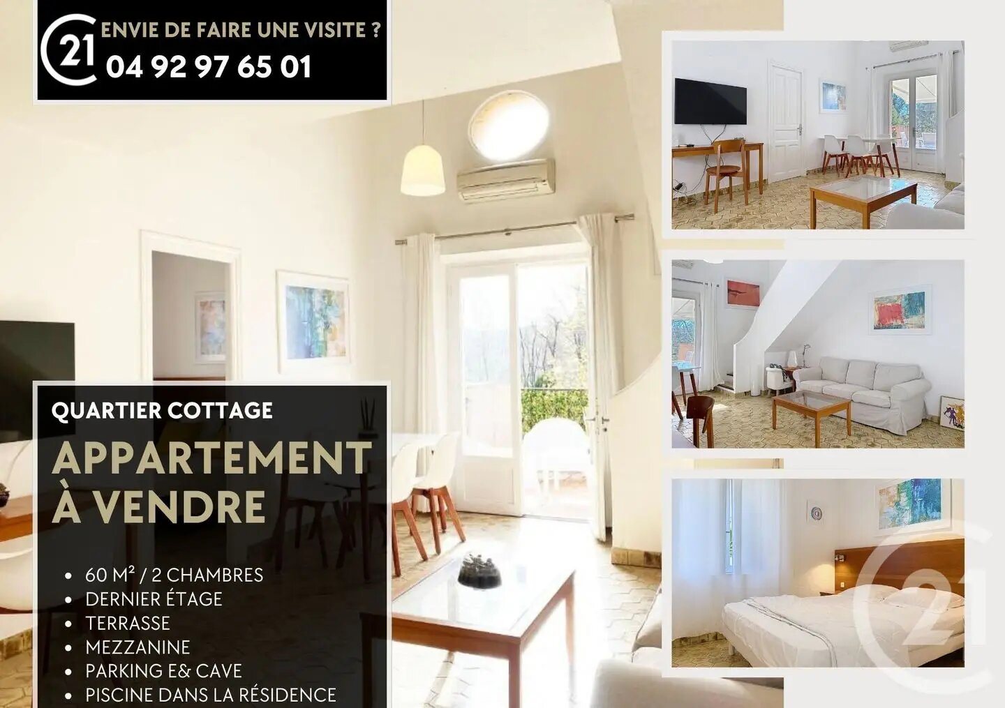 Appartement à vendre, 60m², Mandelieu-la-Napoule
