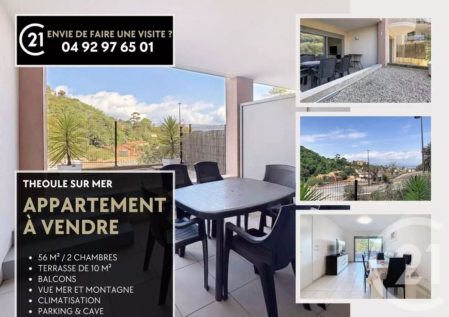 Appartement à vendre, 58m², Théoule-sur-Mer