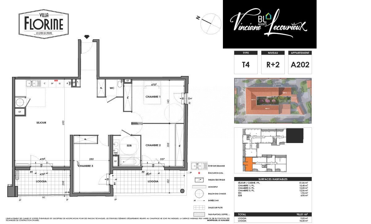 Appartement à vendre, 63m², La Londe-les-Maures