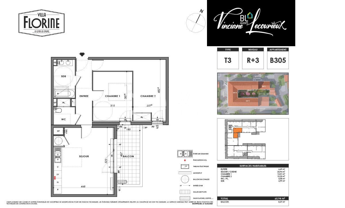 Appartement à vendre, 63m², La Londe-les-Maures