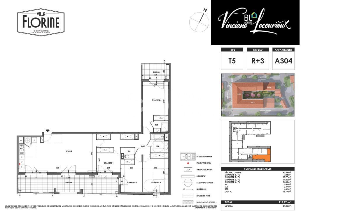 Appartement à vendre, 116m², La Londe-les-Maures