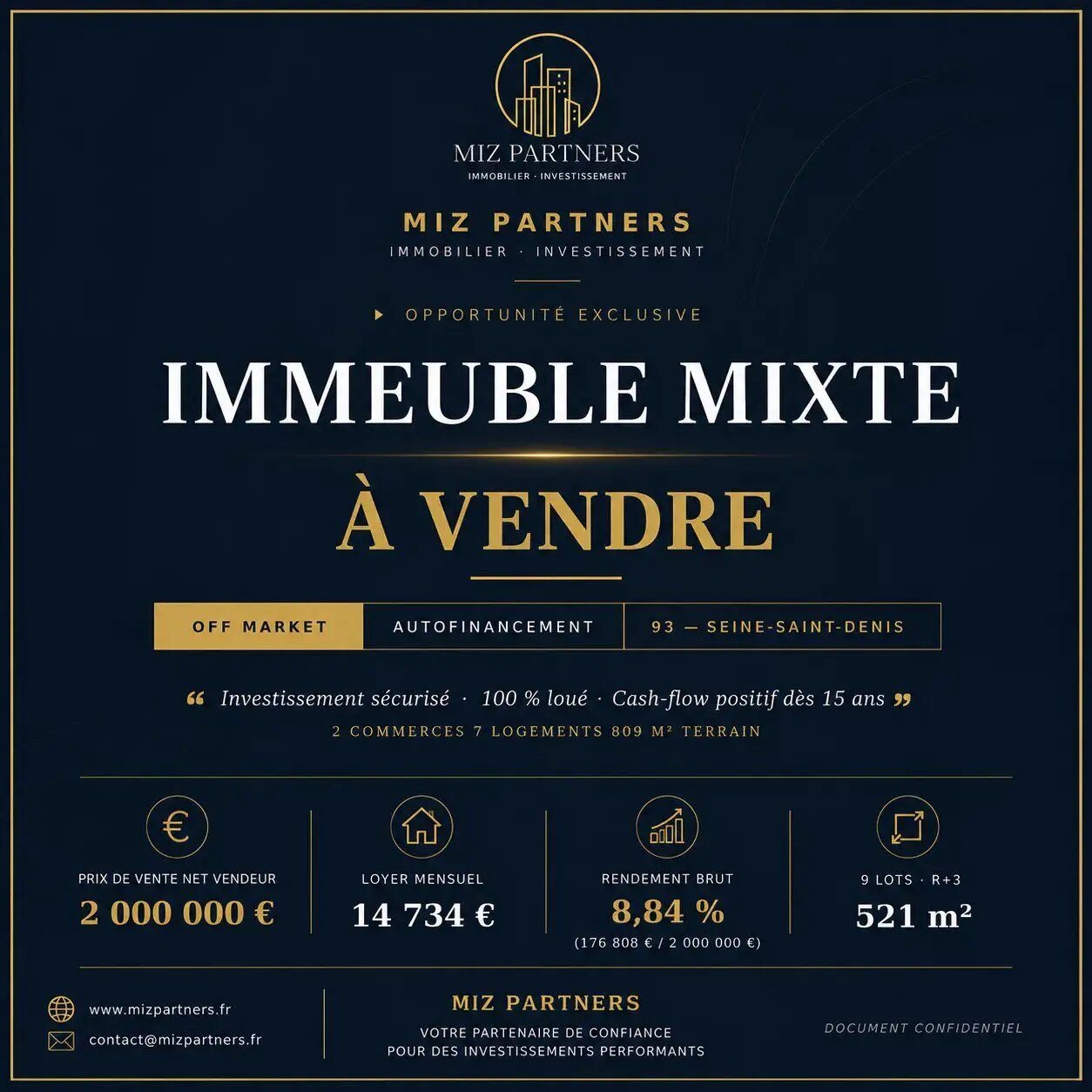 Appartement à vendre, 521m², Le Blanc-Mesnil
