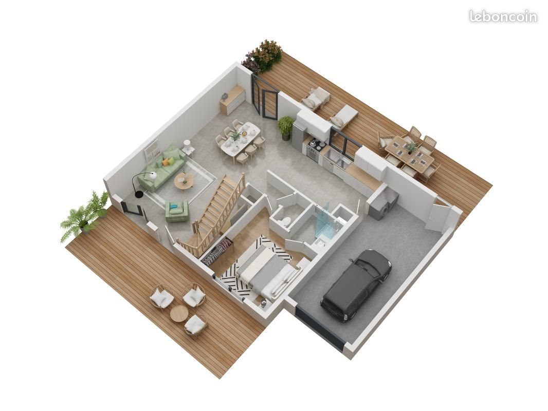 Maison à vendre, 103m², Caden