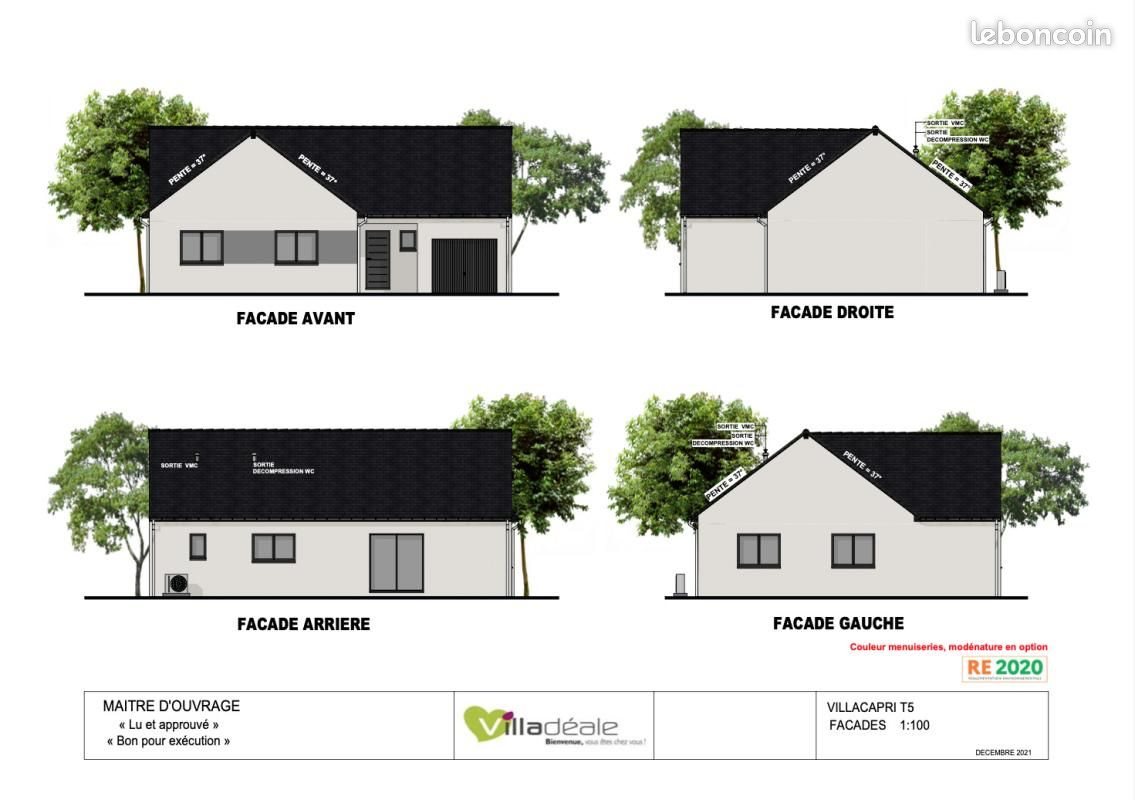 Maison à vendre, 90m², Muzillac