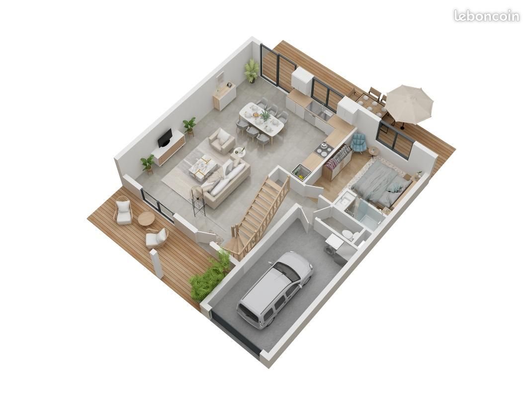 Maison à vendre, 98m², Kervignac
