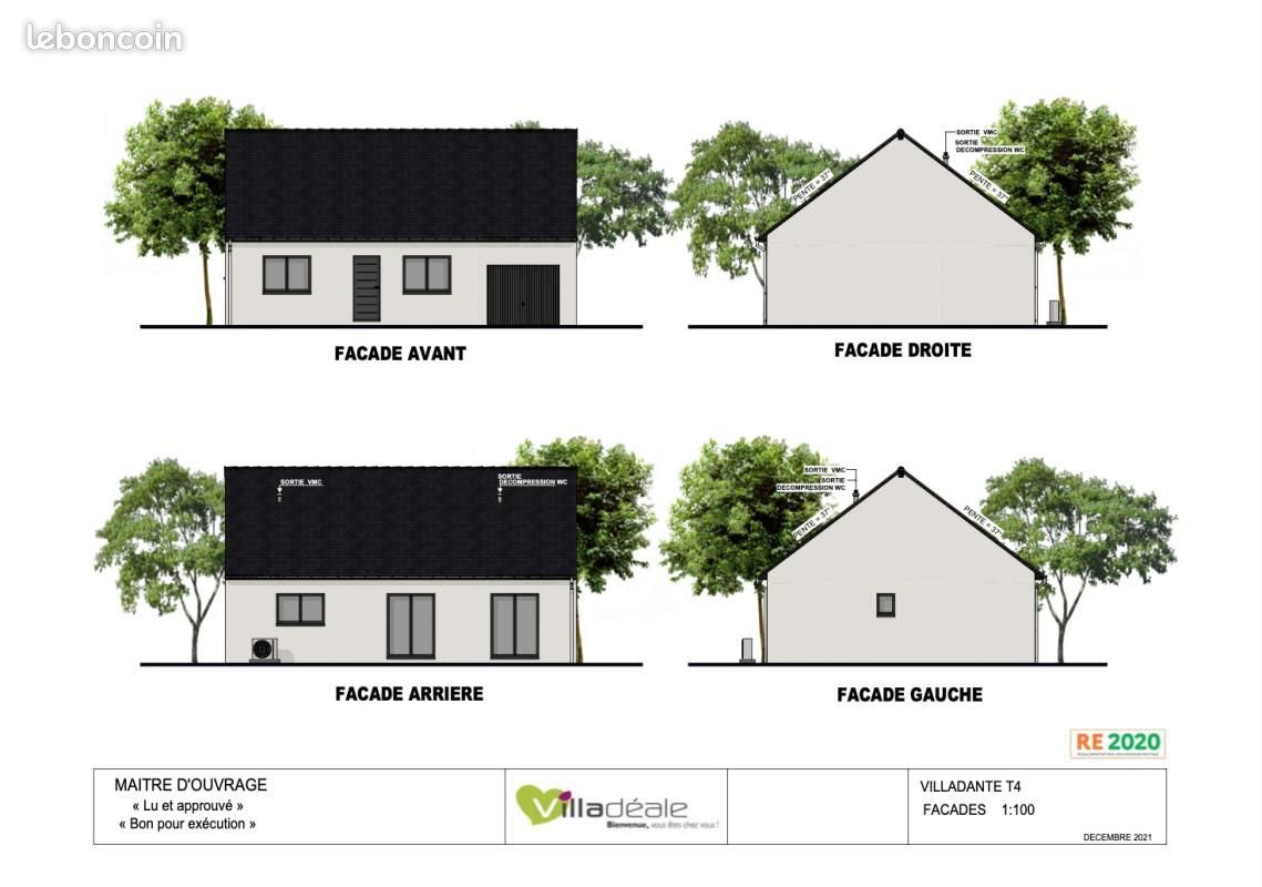 Maison à vendre, 85m², Monterblanc