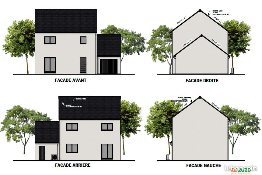 Maison à vendre, 98m², Plumergat