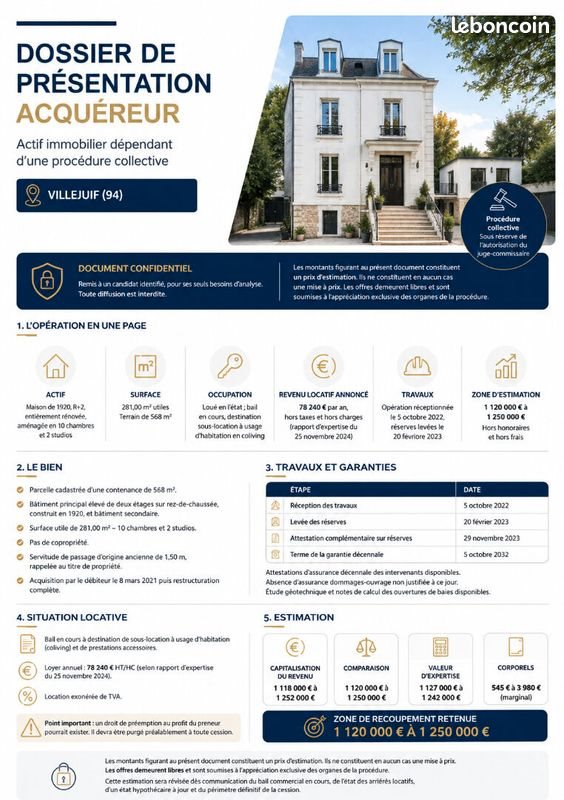 Maison à vendre, 281m², Villejuif