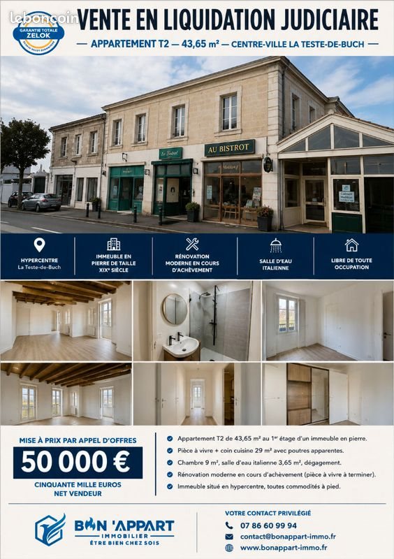 Appartement à vendre, 44m², La Teste-de-Buch