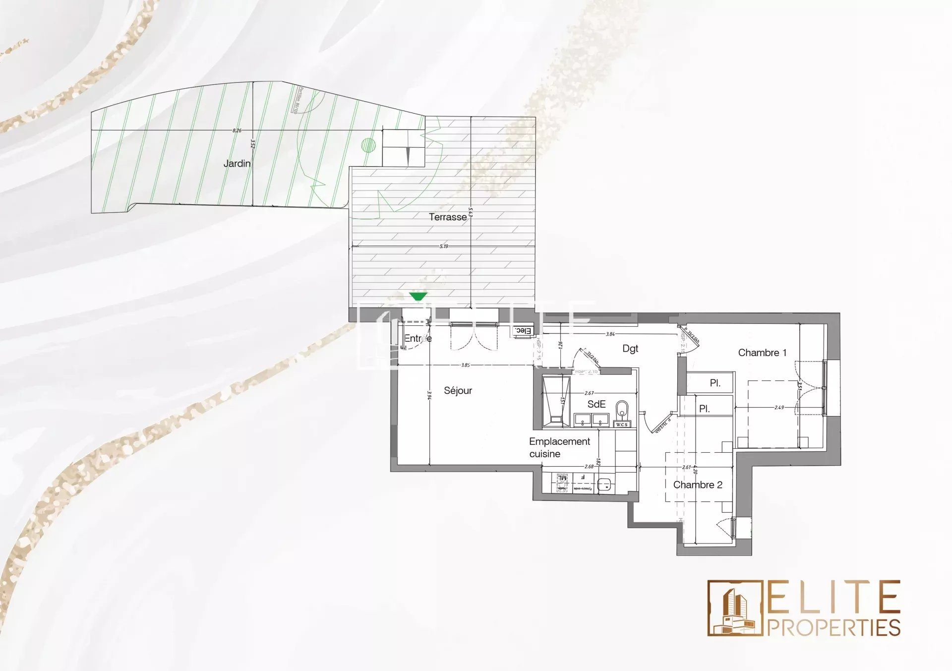 Appartement à vendre, 51m², Mouans-Sartoux