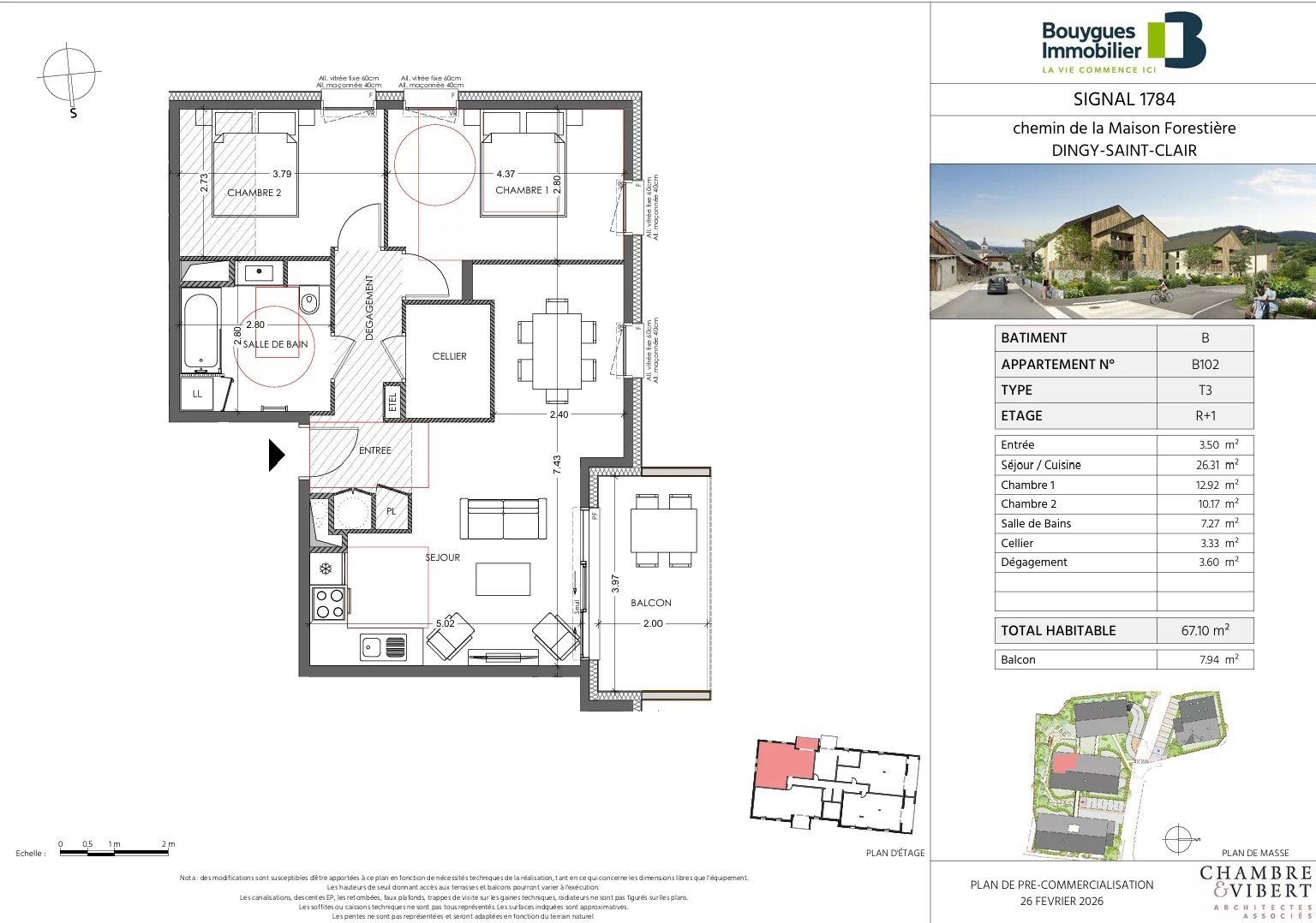 Appartement à vendre, 67m², Dingy-Saint-Clair