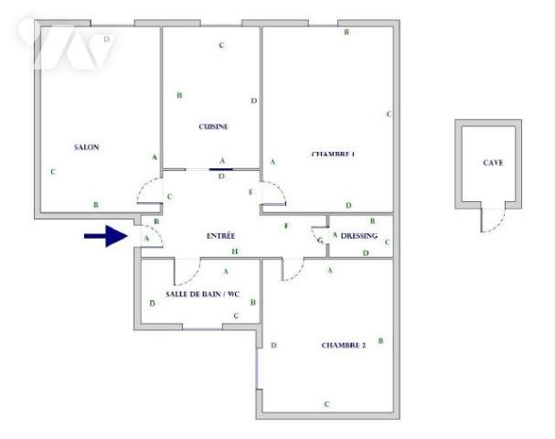 Appartement à vendre, 54m², Malakoff