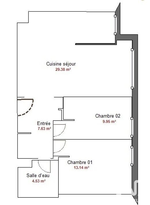Appartement à vendre, 65m², Nanterre
