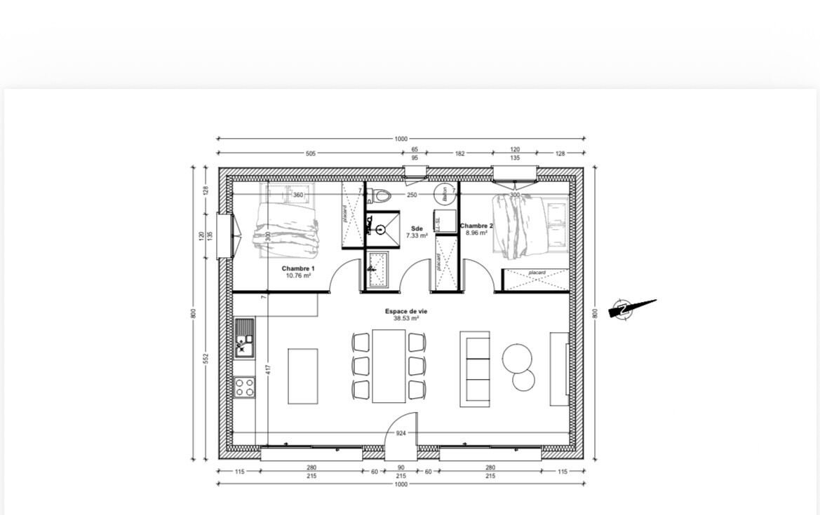 Maison à vendre, 67m², Trélivan