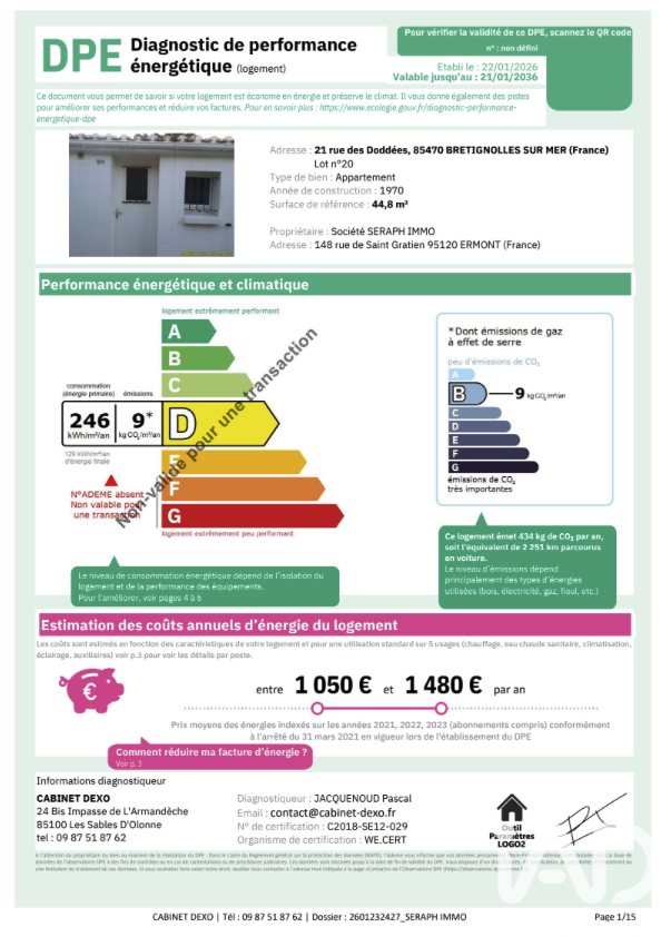 Maison à vendre, 45m², Bretignolles-sur-Mer