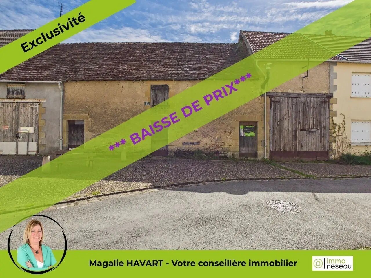 Maison à vendre, 100m², Prissac