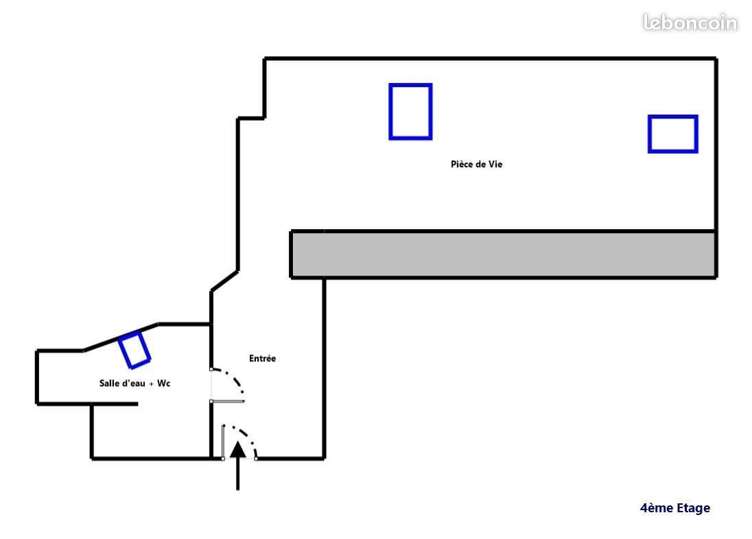 Appartement à louer, 16m², Nantes